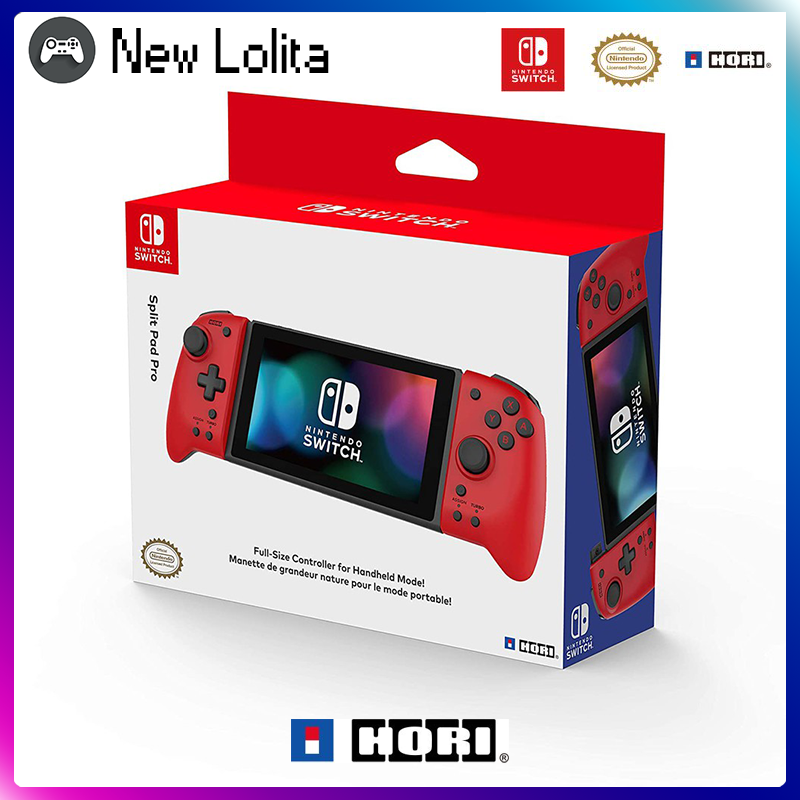 （จัดส่งทันทีไม่ต้องรอ）ของแท้ 100% Nintendo switch joy con Nintendo Accessories NSW HORI NINTENDO SWITCH SPLIT PAD PRO (RED) อุปกรณ์เสริมเกม นินเทนโด นินเทนโด้สวิท คอนโทรลเลอร์