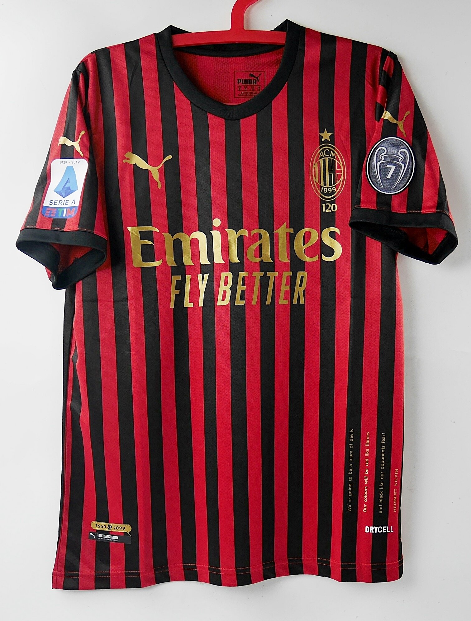 21 IBRAHIMOVIC THE GODS AC MILAN HOME 120 YEARS 2019-2020 CALCIO ...