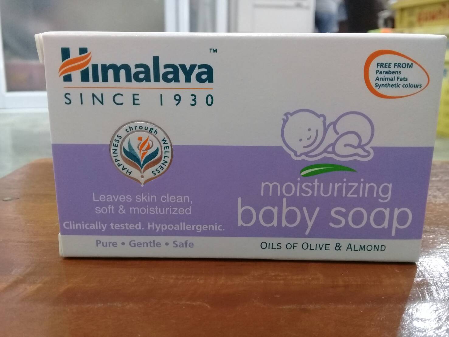 Himalaya Since 1930 Moisturizing Baby Soap 75 g. - สบู่ก้อนสำหรับเด็กและทารก