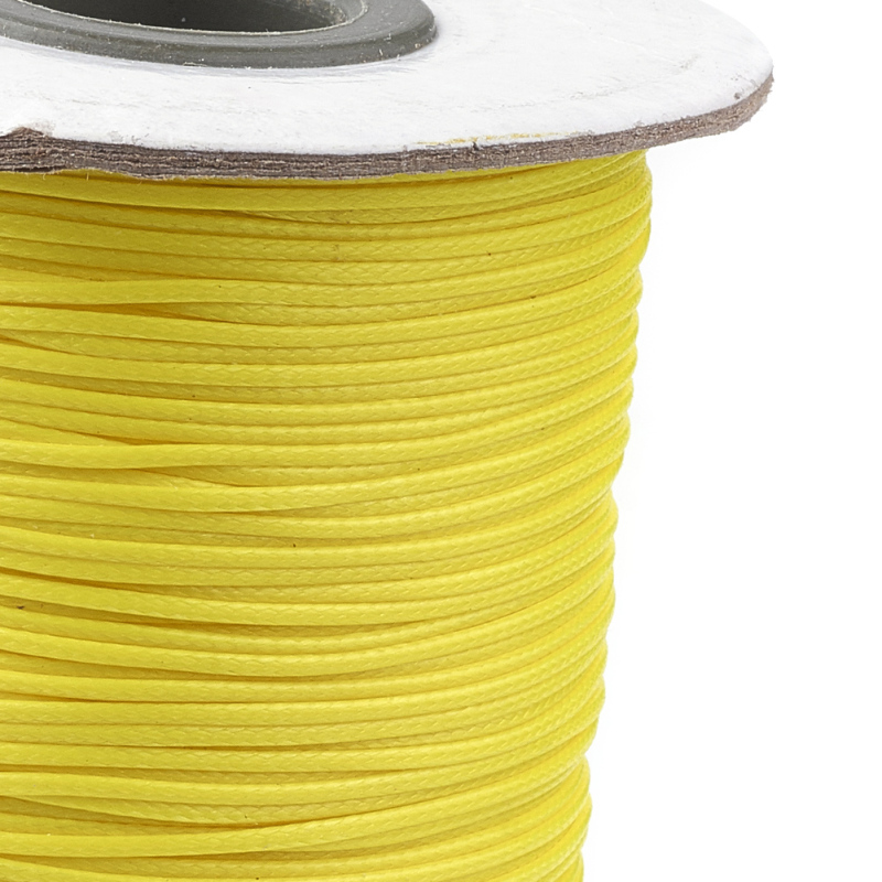 Beebeecraft 1 Roll 80m1mm Waxed Polyester Cord Waxed Cord Thread Beading String for Jewellery Bracelets Crafts