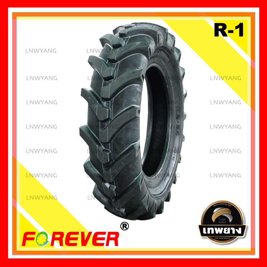 11.2-24 12PR(ผ้าใบหนา พิเศษ) ยี่ห้อ FOREVER รุ่น R-1 TT ยางรถไถ ยางรถเกษตรกรรม