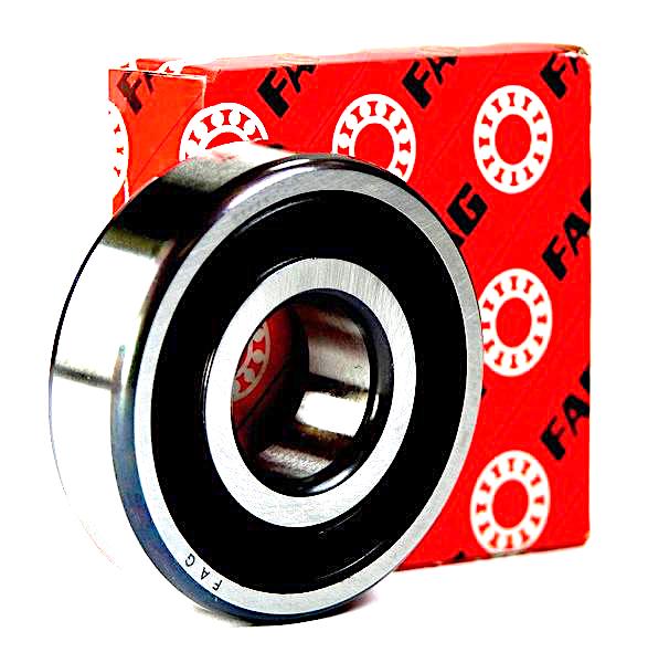 6208 RS ( 40 x 80 x 18 mm. ) FAG BALL BEARING 6208-2RS ลูกปืนเม็ดกลม ฝา ...