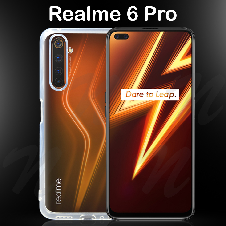 เคสใส เคสสีดำ กันกระแทก เรียวมี 6 โปร รุ่นหลังนิ่ม  Use For Realme 6 Pro Tpu Soft Case (6.6) สี ใส สี ใสรูปแบบรุ่นที่ีรองรับ Realme 6 Pro