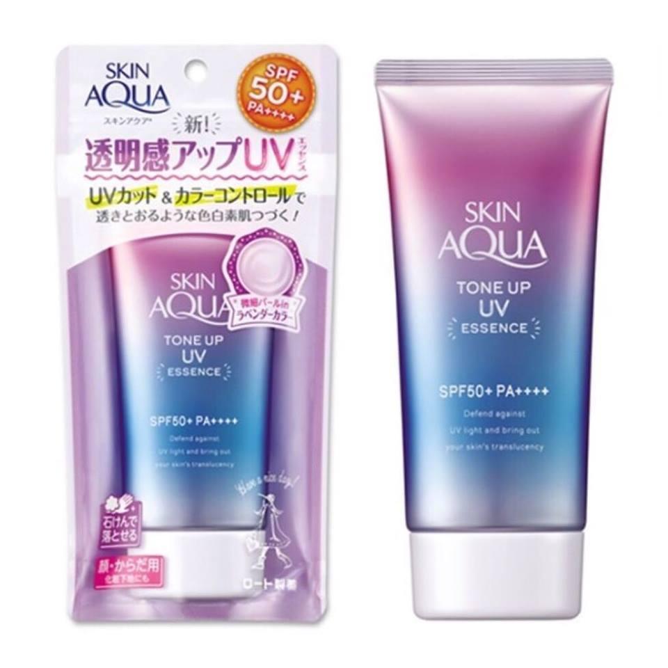 à¹à¸à¸°à¸à¸³ à¸à¸±à¸à¹à¸à¸ Rohto Skin Aqua Tone Up UV Essence SPF50+PA++++ 80g à¸à¸£à¸µà¸¡à¸à¸±à¸à¹à¸à¸à¹à¸¥à¸°à¸à¸£à¸±à¸à¸ªà¸ à¸²à¸à¸à¸´à¸§à¸à¸£à¸°à¸à¹à¸²à¸ 