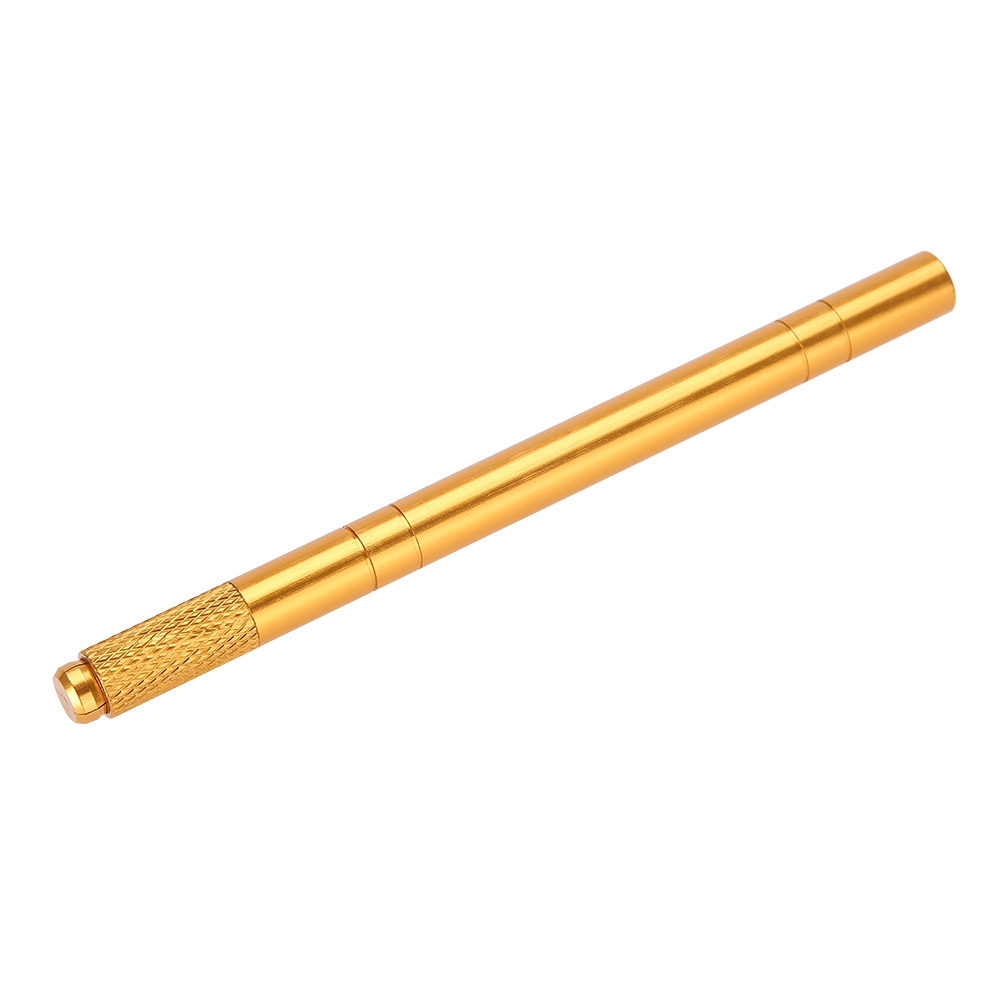 Gold Eyebrow Tattoo Pen Manual Microblading Tattoo Pen Makeup Eyebrow ...