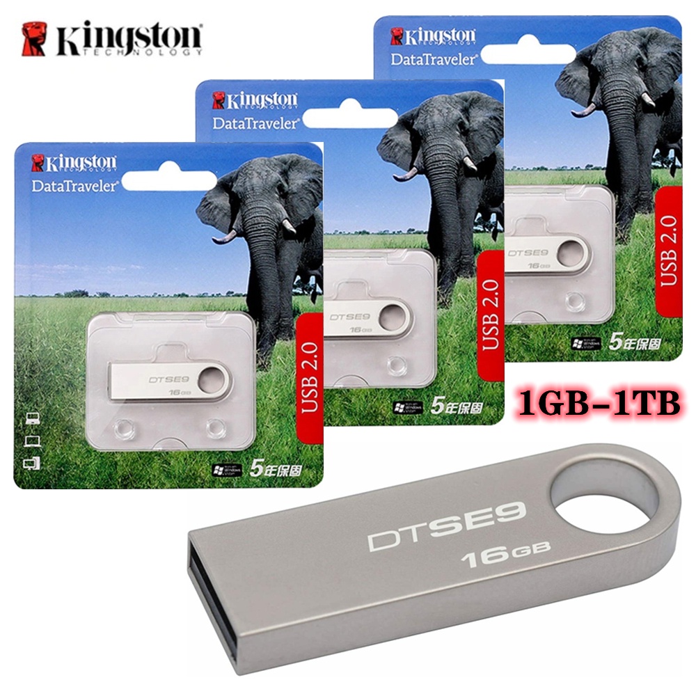 Kg Kingston Dtse9h Pendrive 1gb 2gb 4gb 8gb 16gb 32gb 64gb 128gb 1tb Data Traveler Se9 Usb 20 8069