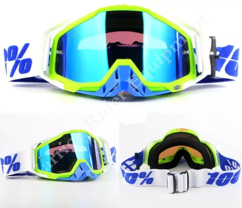 ภาพหน้าปกสินค้าแว่นวิบาก 100% สีเลนส์วิบากเล่นสกีแว่นตารถจักรยานยนต์ปิดถนนจักรยานสกปรกแว่นตานิรภัย แว่นวิบาก 100 สามารถเลือกสีได้ 6 สี จากร้าน Warrior Rider Equipment-TH บน Lazada
