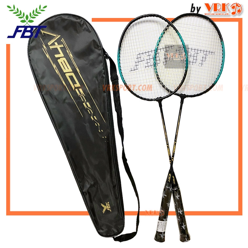 ภาพหน้าปกสินค้าFBT ไม้แบดมินตันคู่ พร้อมกระเป๋าใส่ รุ่น DBL 4 - (1แพ็คไม้แบดมินตัน 2 อัน) Badminton Racket