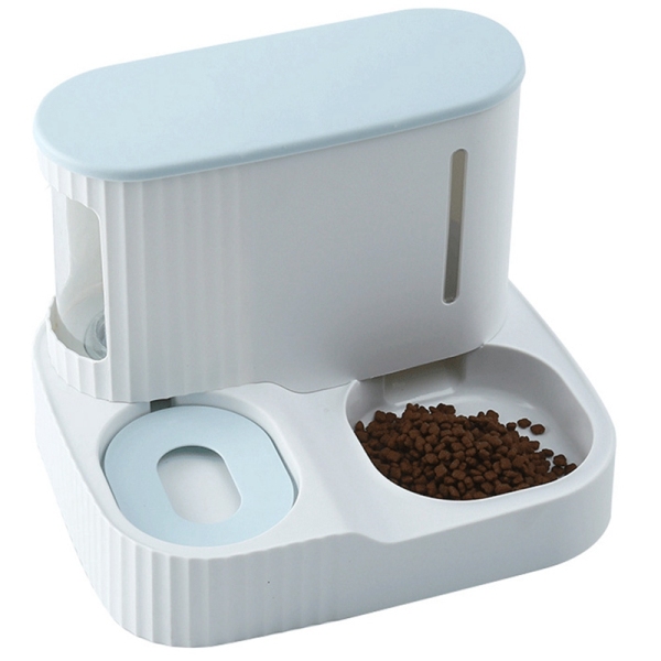 Pet Cat Food Bowl Automatic Feeder with Dry Food Storage Cat Drinking Water Bowl High Quality Material Pet Supplies