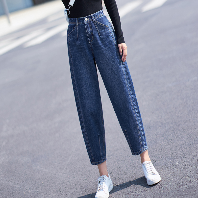 tapered dad jeans