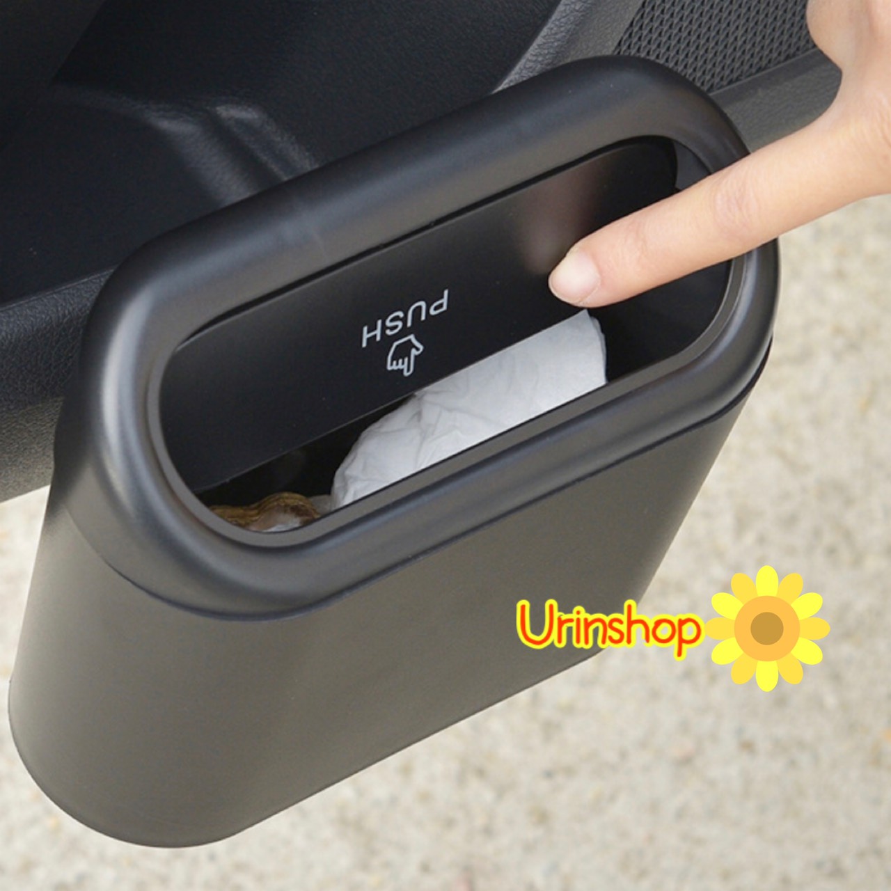 ถังขยะในรถ ถังขยะติดรถ ถังขยะแขวนรถ ถังขยะใบเล็ก ถังขยะรถ ถุงขยะในรถ ถังขยะในรถฝาปิดอัตโนมัติ ถังขยะใบเล็ก ถังขยะแบบกด Urinshop