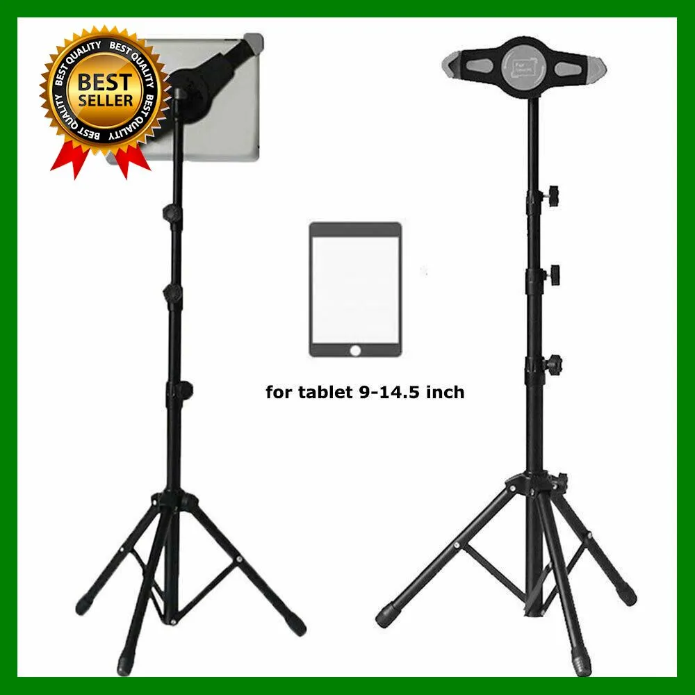 ขาตั้ง ปรับระดับ Universal Tripod Tablet Floor Stand Adjustable Holder for iPad mini Air Pro 11'' เลือก 1 ชิ้น มือถือ โทรศัพท์ Tablet สายชาร์ท จอ Powerbank Bluetooth Case HDMT สายต่อ หูฟัง แบตเตอรี่ ขาตั้ง USB ฟิมล์ Computer