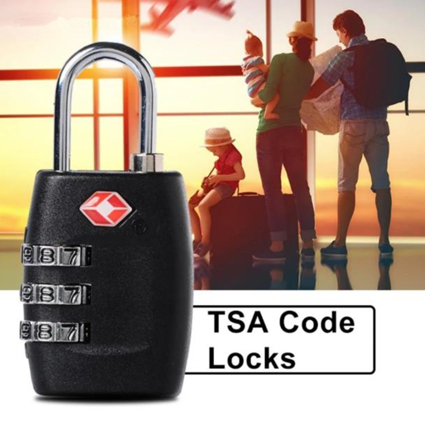 กุญล็อกรหัสกระเป๋าเดินทาง กระเป๋าเป้สะพายหลัง ตัวล็อคสำหรับล็อกเกอร์ยิมตู้แช่  หอพักประตู  กุญแจใส่รหัส