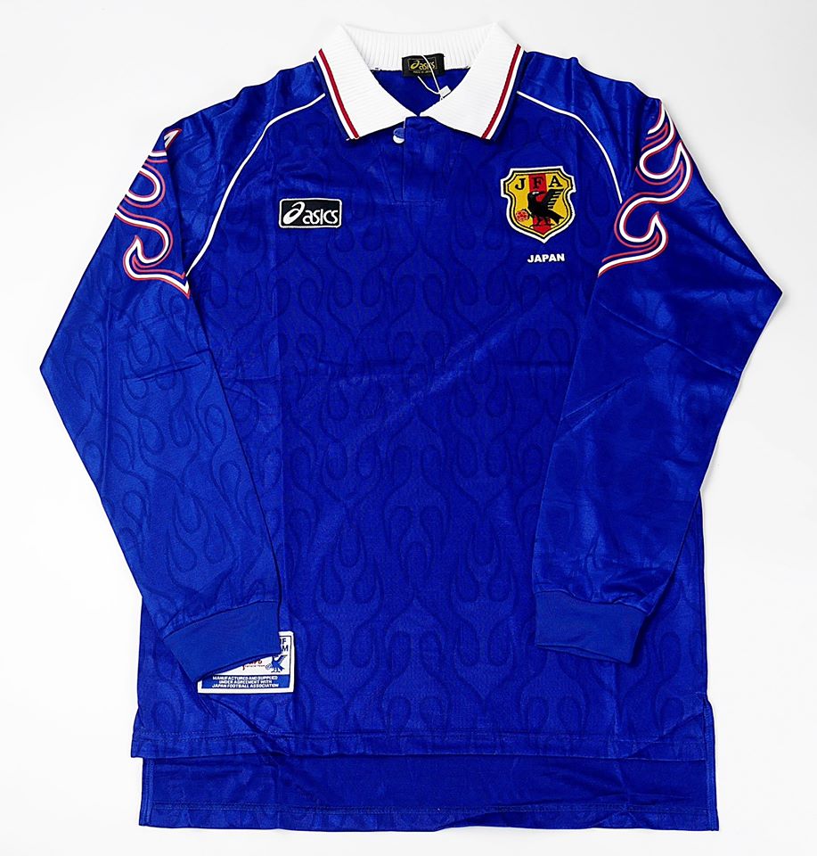 เสื้อทีมชาติ japan home wc 1998 fire long sleeved