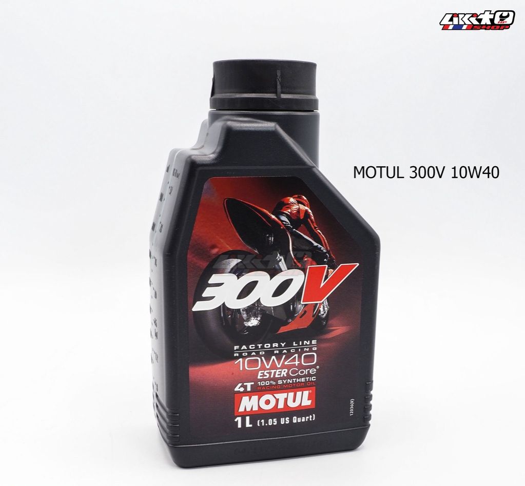 MOTUL 300V น้ำมันเครื่องเกรดเรซซิ่งใช้สำหรับการแข่งขันรถจักรยานยนต์ 4 ...