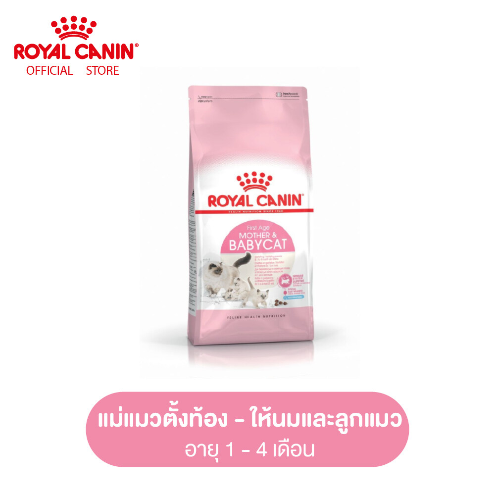 Royal Canin Starter Mother & Baby Cat โรยัล คานิน อาหารแม่แมวตั้งท้อง - ให้นมและ ลูกแมวอายุต่ำกว่า 4 เดือน (อาหารแมวเด็ก,cat food, Royal canin babycat)