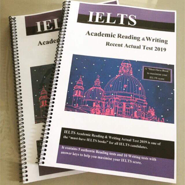 หนังสือ IELTS Academic Reading&Writing Recent Actual Test 2019