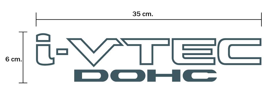 iVTEC DOHC สติ๊กเกอร์ ตกแต่งรถ (2pcs)