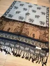 ภาพขนาดย่อของภาพหน้าปกสินค้าasia scarfผ้าพันคอผ้าคลุมไหล่ลายช้างไทยผ้าทอของฝากผ้ารับไหว้ลายใหม่เก็บปลายทางได้คะ จากร้าน Lalascarf บน Lazada ภาพที่ 5