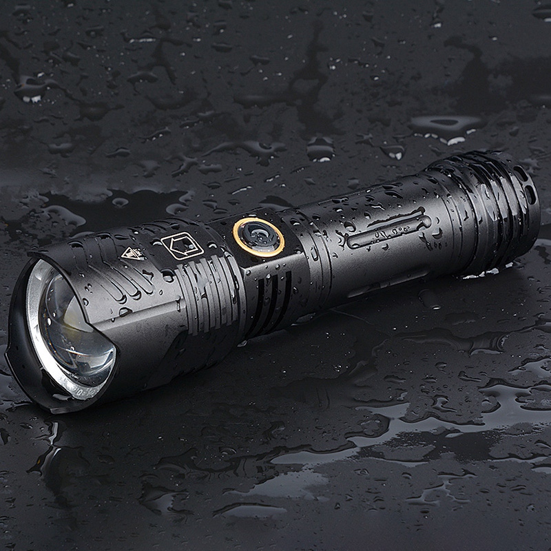 Led Module Xhp90 XHP90 9-Core LED Flashlight Zoom USB Rechargeable XHP90 Torch IPX4 ...