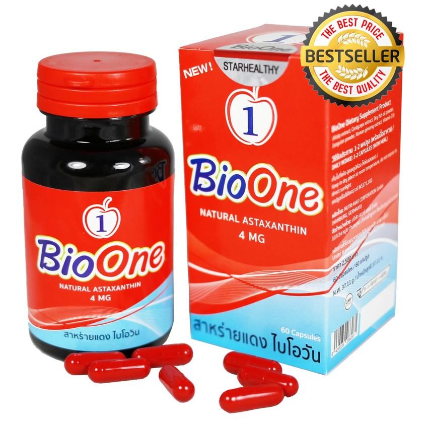 ขาย Bio One ไบโอวัน สาหร่ายแดงผสมถั่งเช่า 60 แคปซูล