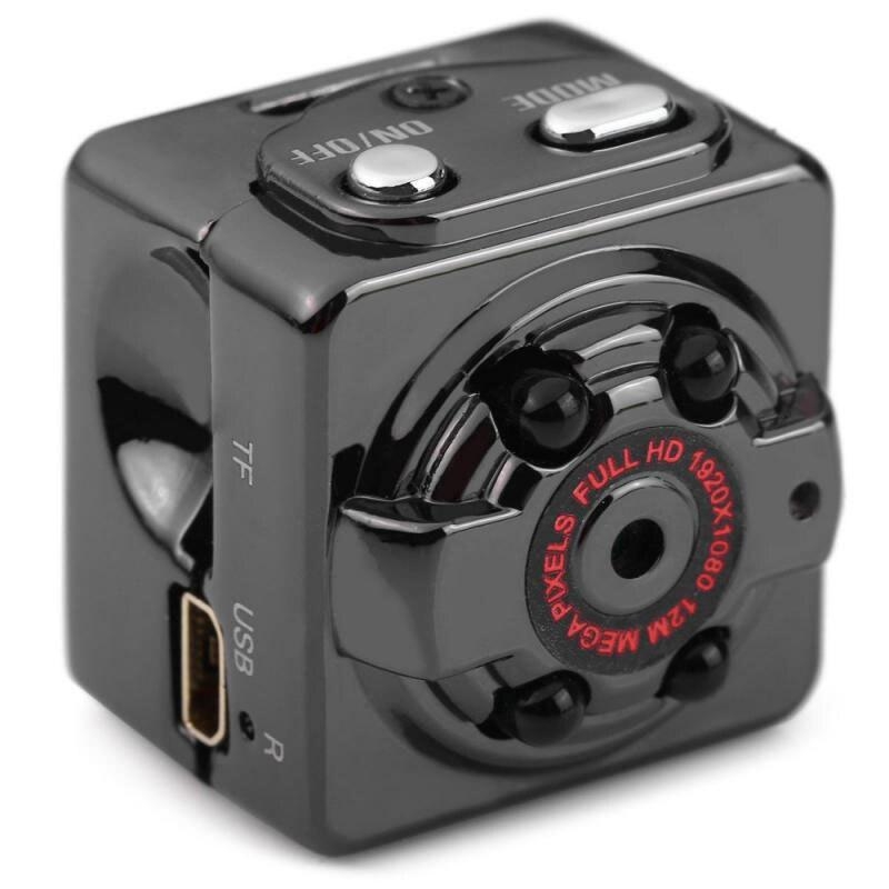 SQ8 SQ 8กล้องจิ๋วอัจฉริยะ1080P HD,กล้องบันทึกวิดีโอขนาดเล็กแบบซ่อนขนาดเล็กมองกลางคทนกล้องDVR DVตัวกล้องขนาดเล็กจิ๋วกล้องไมโคร
