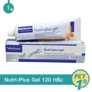 Virbac Nutri-plus Gel 120.5g อาหารเสริมพลังงาน บำรุงร่างกาย สุนัข แมว 120.5 กรัม