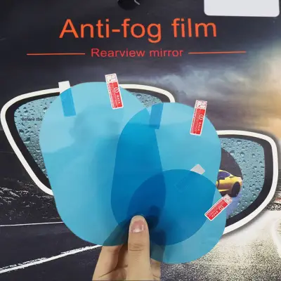 QIXING For Clear sight 2 Pcs Car film Waterproof Film Car Membrane For rainy days Car Rearview Mirror Sticker Car sticker Rainproof Sticker Rearview Mirror Rain Film