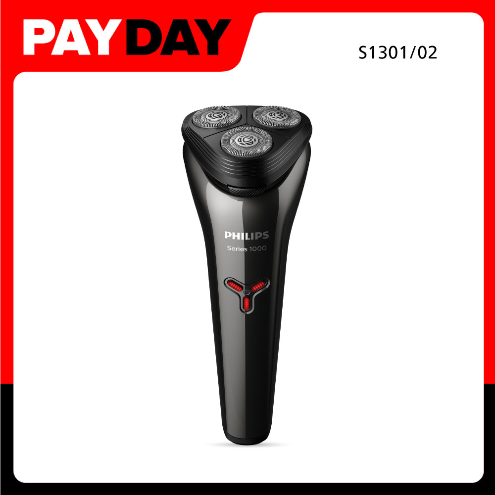 Philips Shaver series 1000 เครื่องโกนหนวดไฟฟ้า PowerCut Blades S1301/02