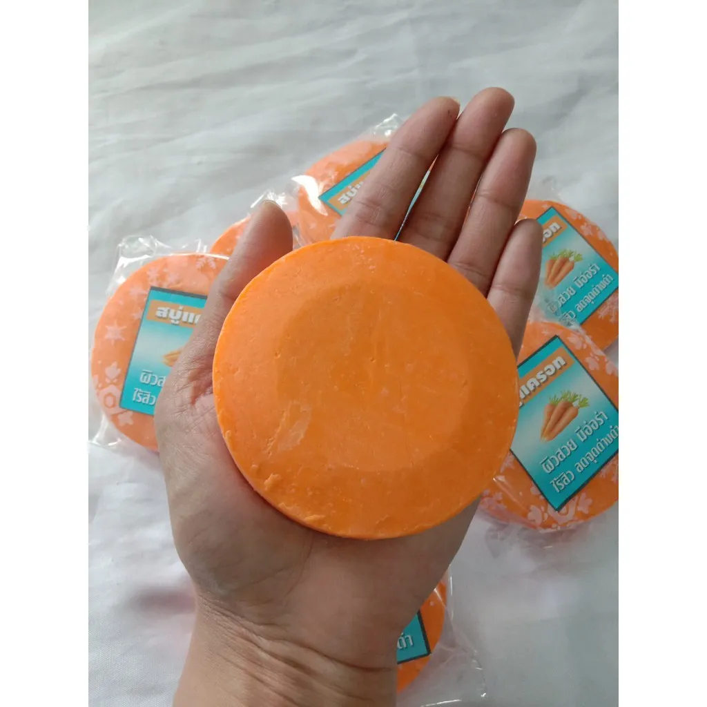 Body Wash - Soap สบู่แครอทฟิลิปปินส์แท้ 100- สบู่กลูต้าแครอท สบู่ลดสิว สบู่หน้าใส ฟื้นฟูผิว สบู่ผิวขาว