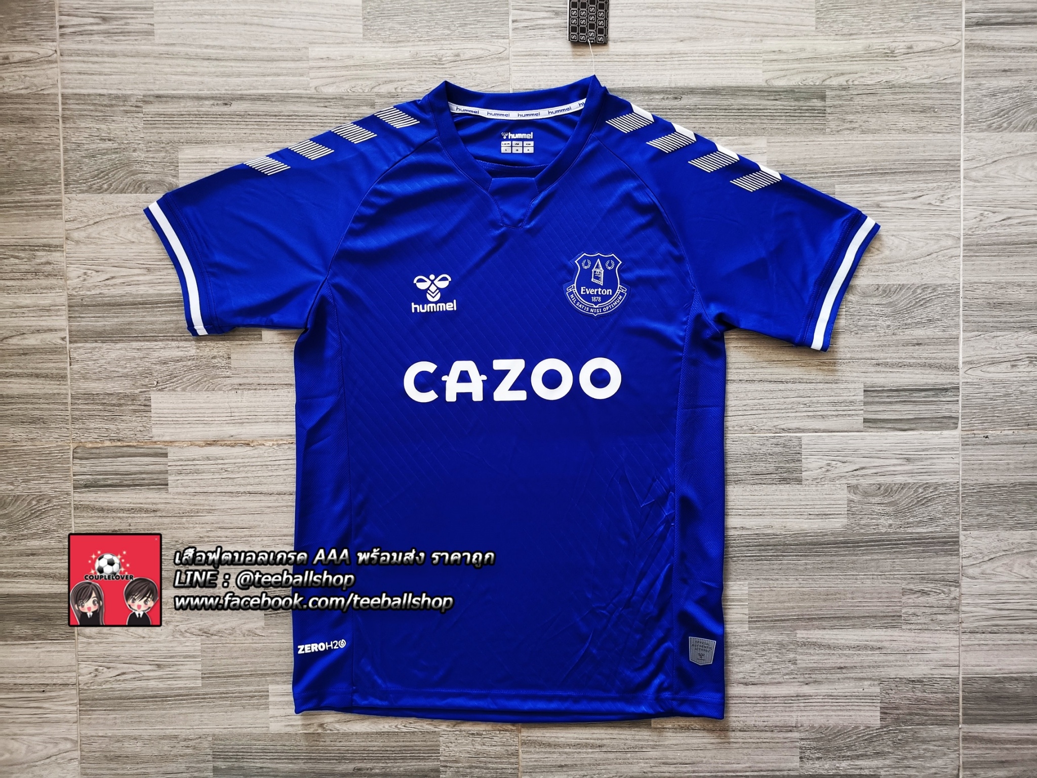 เสื้อฟุตบอลเอฟเวอตัน ชุดเหย้าปี 2020/21 เวอร์ชั่นแฟนบอล Everton Home Jeresy 2020/21 (AAA)