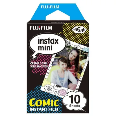 ✳ Fujifilm Instax mini film Comic (Exp12-2022) ฟิล์มโพลารอยด์ ลายคอมิค