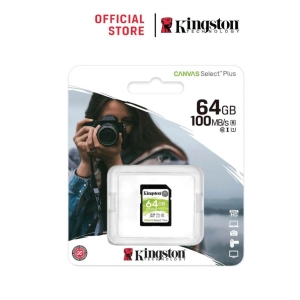 สินค้า Kingston Canvas Select Plus Class 10 SDHC/SDXC SD Card 64GB (SDS2/64GB)