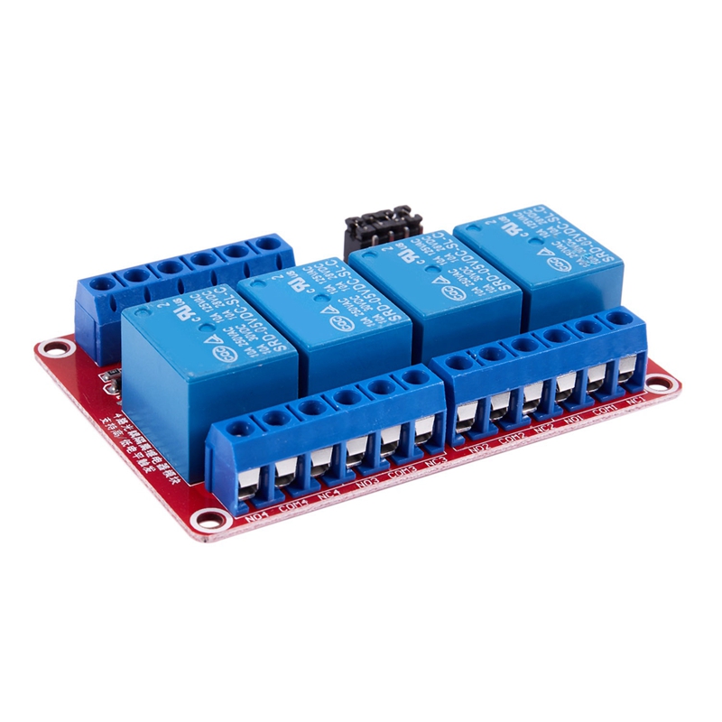 4 Channels Power Relay Module & AT24C256 Chip Sockets I2C Serial EEPROM ...