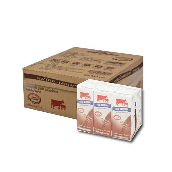 นมไทยเดนมาร์ค200มล. รสช็อคโกแลต ( 1 ลัง มี 36 กล่อง ) ขายยกลัง