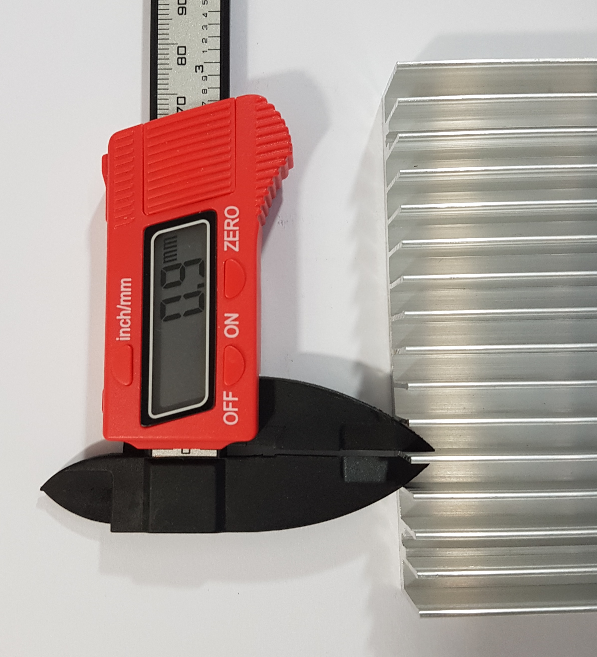 Heat sink 100x100x18mm heat sink aluminum ยาว 100mm กว้าง 100mm สูง