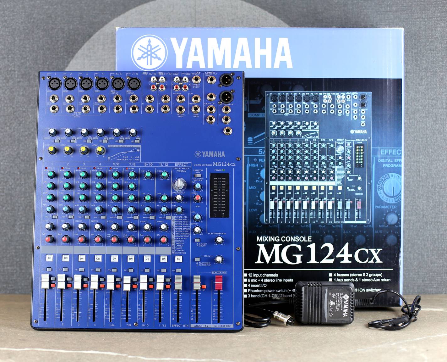 (มิกซ์)YAMAHA MG124CX มิกเซอร์ 12 ช่อง มี Effect แท้