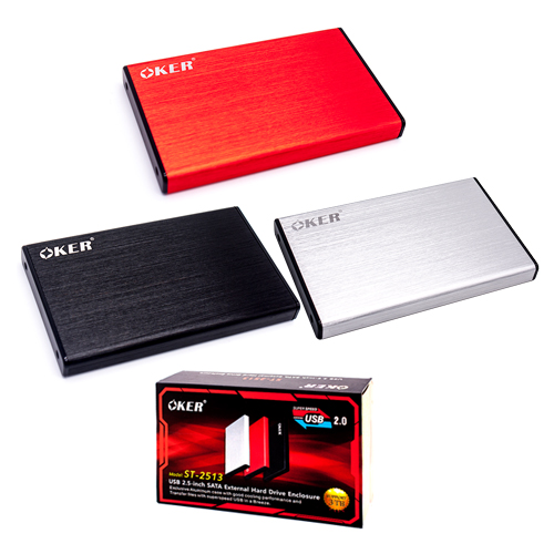 OKER BOX Hard Drive ST-2513 USB 2.0 / 2.5 SATA External Hard Drive Enclosure กล่องใส่ฮาร์ดดิส
