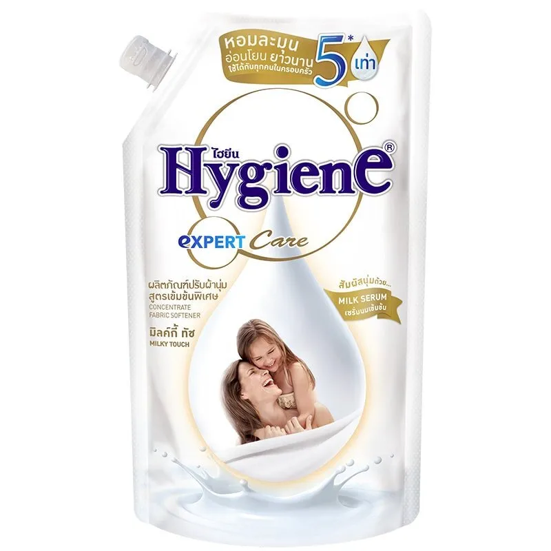 SuperSale63 540ML น้ำยาปรับผ้านุ่ม ไฮยีน ปรับผ้านุ่ม Hygien Expert Care ครบทุกสูตร สีขาว 540ML