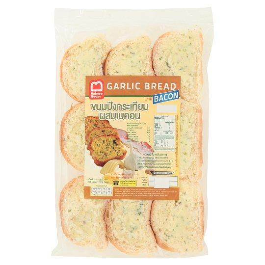 เบเกอรี่ เฮ้าส์ ขนมปังกระเทียมผสมเบคอน 110กรัม ผลิตภัณฑ์จากนมเนย และไข่สำหรับอุปโภคบริโภค