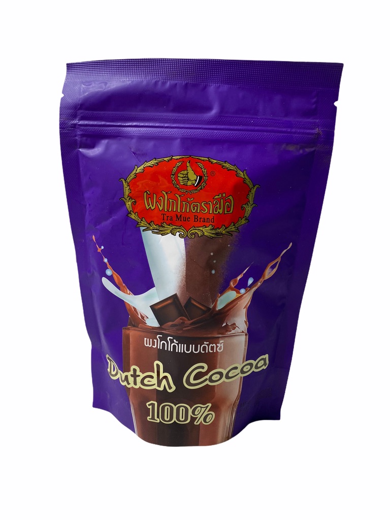 ผงโกโก้ แบบดัตซ์ โกโก้ ตรามือ COCOA POWDER  DRINK Dutch Cocoa สีม่วง 200g  1แพค/บรรจุปริมาณ 200 g ราคาพิเศษ สินค้าพร้อมส่ง