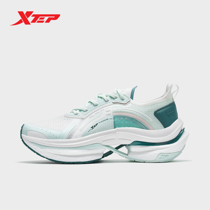 Xtep M lingran Giày chạy bộ nam giảm xóc thoáng khí 877219110001