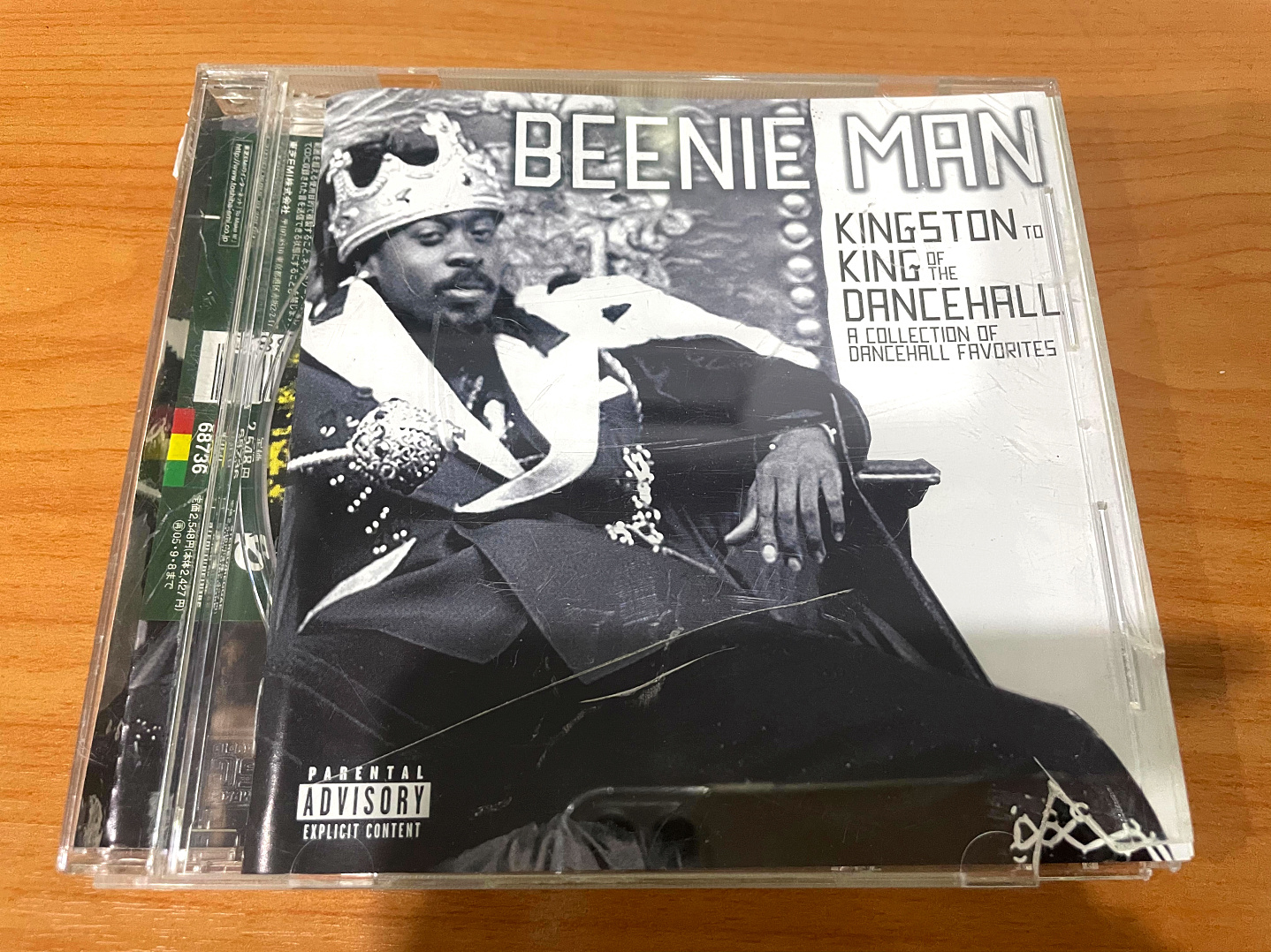 CD BEENIE MAN KINGSTON TO KING OF THE DANCEHRLL A COLLECTION OF DANCEHRLL FRVORITES