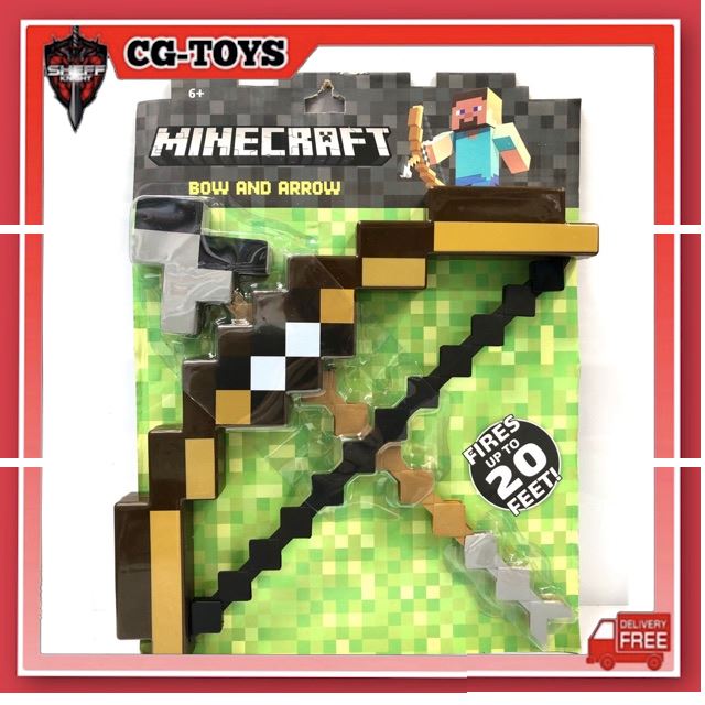 CC TOY ..เหมาะเป็นของฝากของขวัญได้ Gift.. ของเล่น ธนูไมน์คราฟต์ bow and arrow of Minecraft ..โปรโมชั่นพิเศษ!! รีบซื้อก่อนของหมด!!..