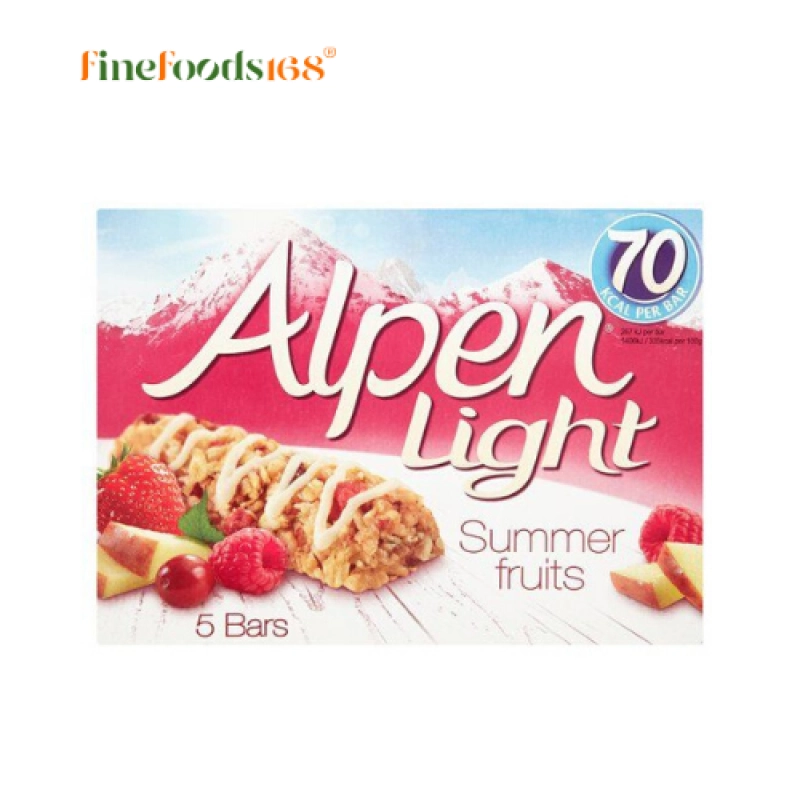 ภาพหน้าปกสินค้าอัลเพน ไลท์ ซัมเมอร์ฟรุต 1 กล่อง 5 ชิ้น Alpen Light - S Fruit 1 PACK 5 Bars จากร้าน Fine Foods 168 บน Lazada