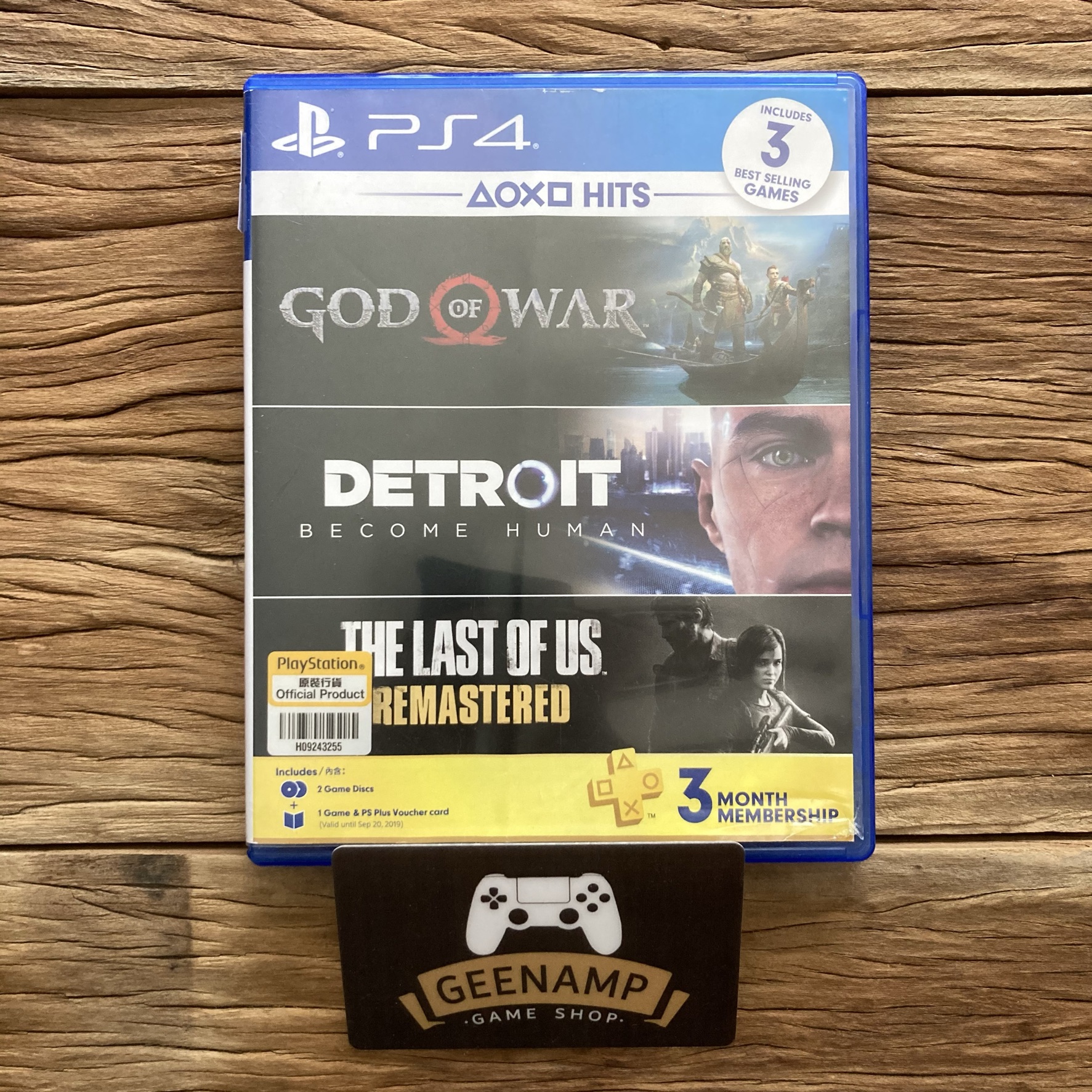 PS4 : [แผ่นเกมส์มือ2] GOD of WAR 4 + DETROIT (R3/ASIA) **มี2เกมส์ ...