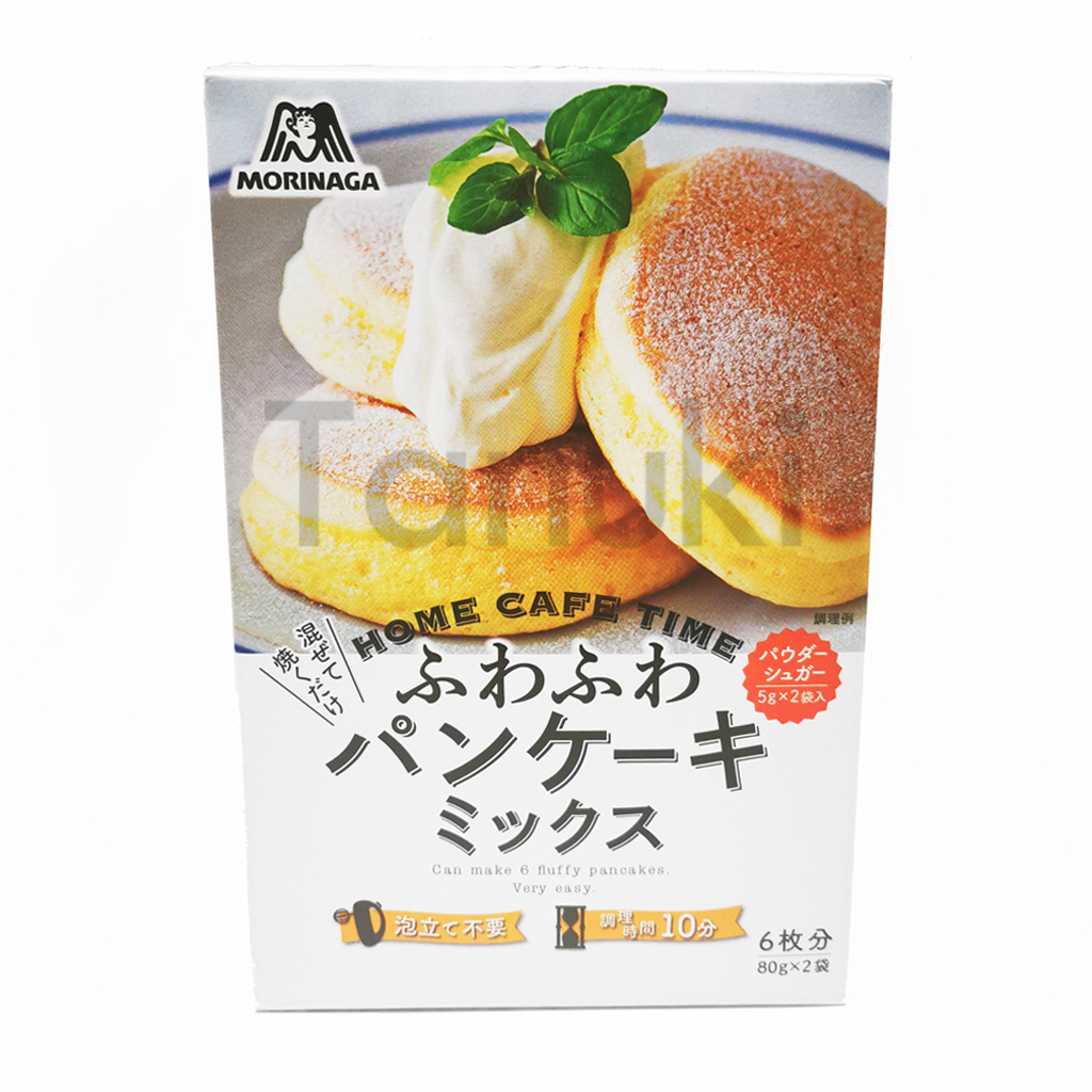 ? Morinaga Souffle Pancake Mix ซูเฟลแพนเค้ก (2x80g) Home Cafe Time แป้งแพนเค้ก Morinaga จากญี่ปุ่น