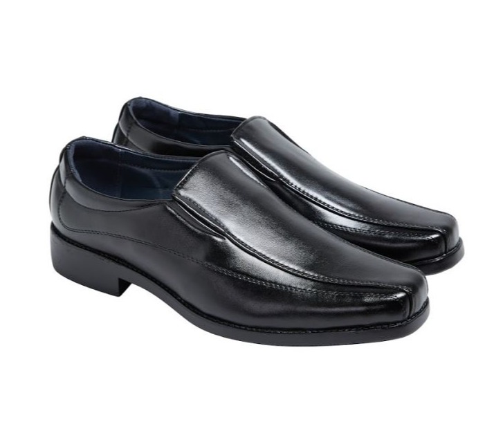 AVA รองเท้าผู้ชาย รองเท้าหนัง รุ่น K001 -BLACK (สีดำ)