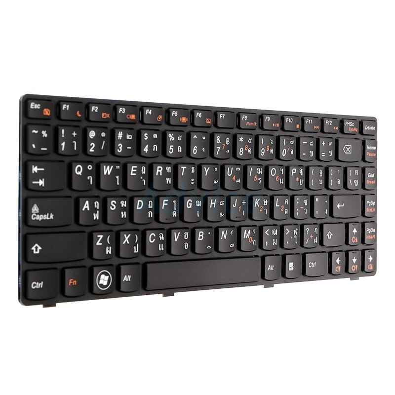 Keyboard LENOVO Z380 (Black) 'PowerMax' (สกรีนไทย-อังกฤษ)