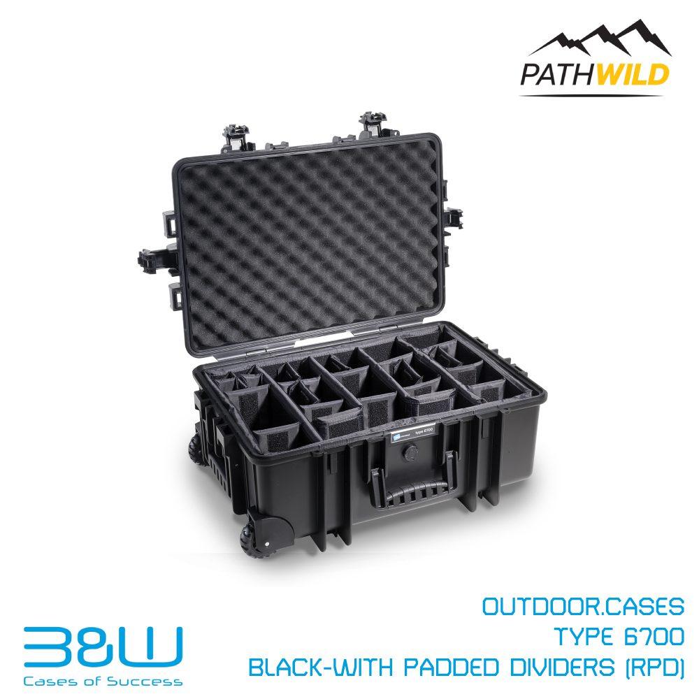 B&W OUTDOOR CASE TYPE6700 PRD 防水 ハードケース B&W OUTDOOR CASE TYPE6700 PRD 防水 ハードケース